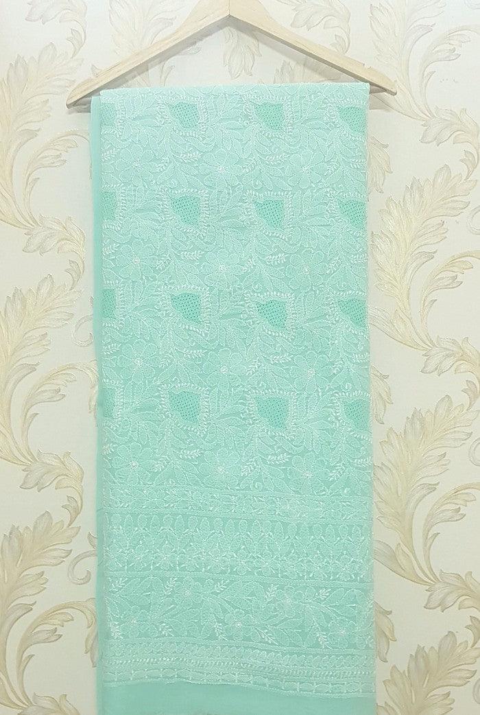 Chikankari Cotton Kurta ( Jaali ) - Adah Chikankari