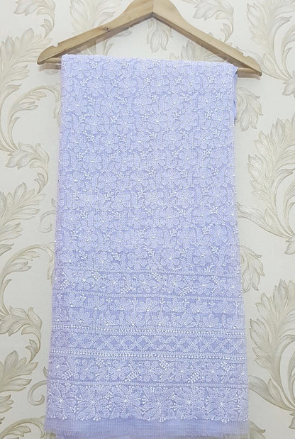 Kota Cotton Chikankari Kurta ( Unstitched )