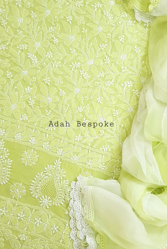 Chikankari Cotton Full Suit ( Jaali )