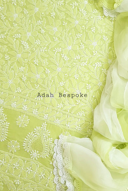 Chikankari Cotton Full Suit ( Jaali )