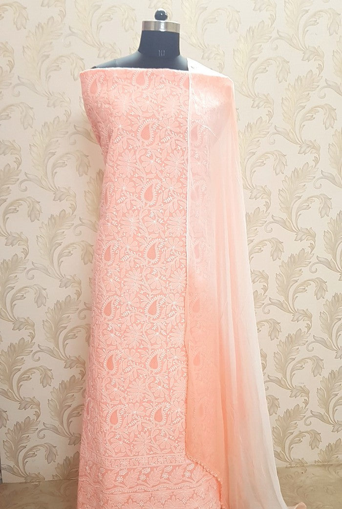 Chikankari Cotton Full Suit ( Jaali )