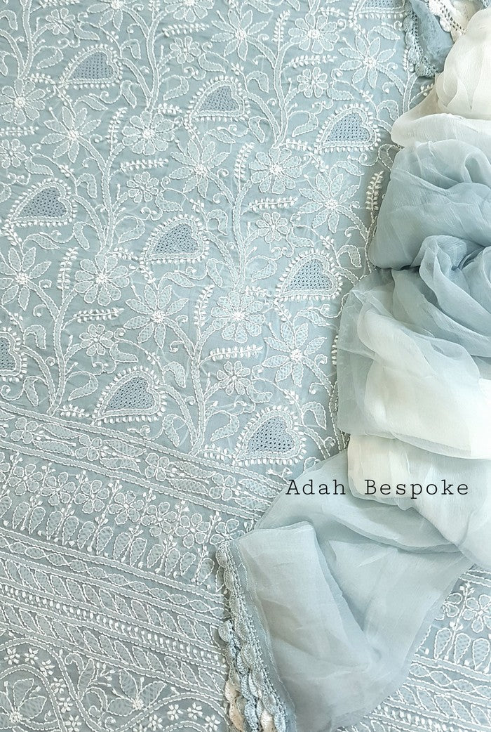 Chikankari Cotton Full Suit ( Jaali )