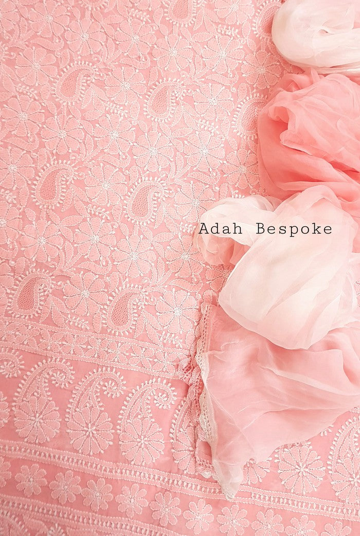 Chikankari Cotton Full Suit ( Jaali )