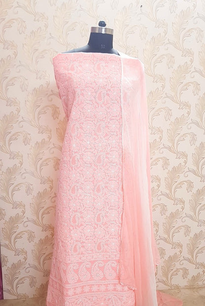 Chikankari Cotton Full Suit ( Jaali )