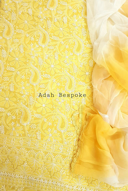 Chikankari Cotton Full Suit ( Jaali )