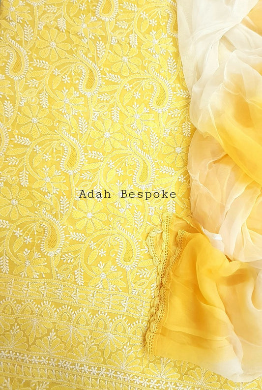 Chikankari Cotton Full Suit ( Jaali )