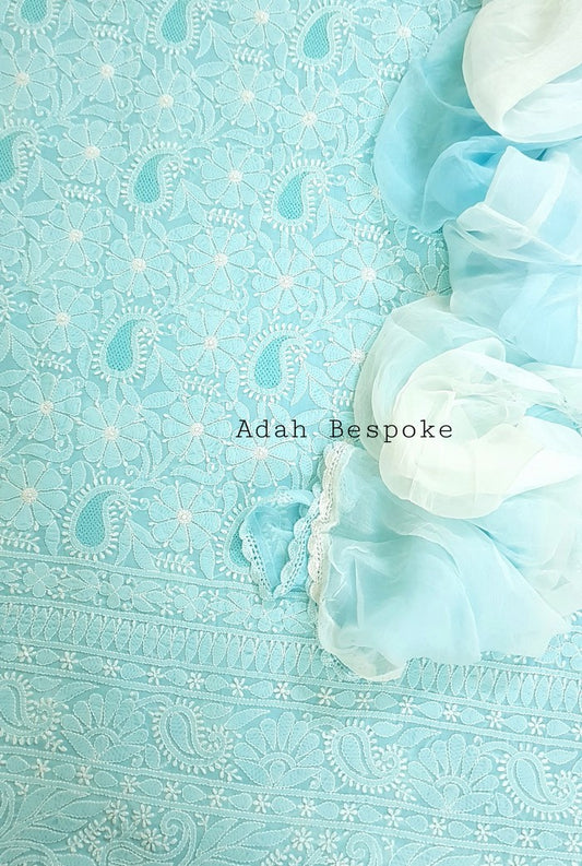 Chikankari Cotton Full Suit ( Jaali )