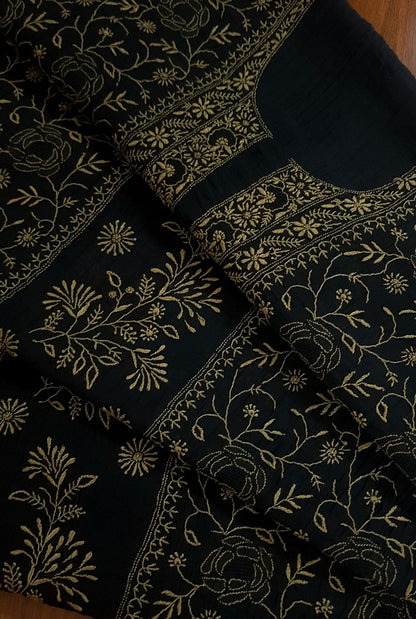 Chikankari Mul Chanderi Suit