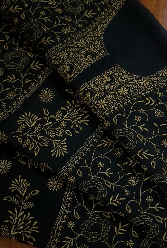 Chikankari Mul Chanderi Suit