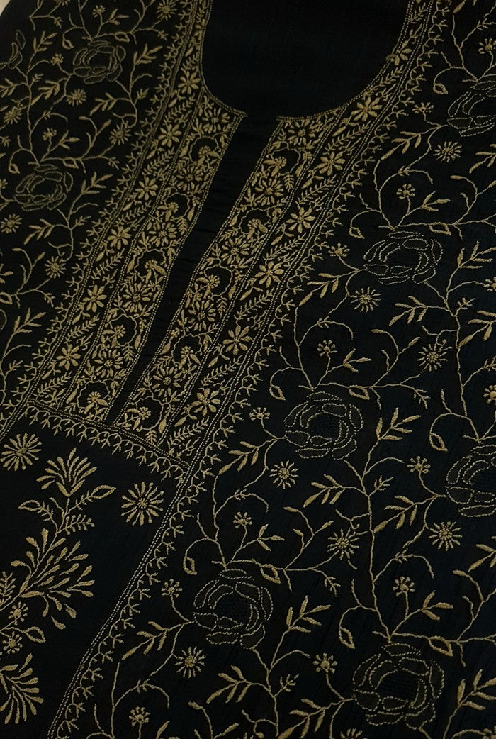 Chikankari Mul Chanderi Suit