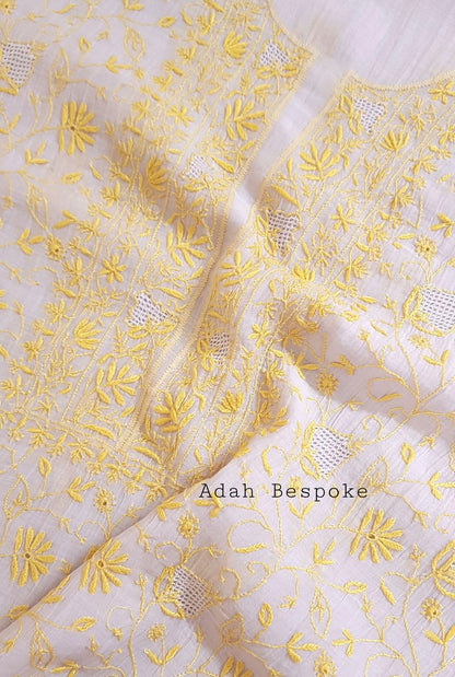 Chikankari Mul Chanderi Suit