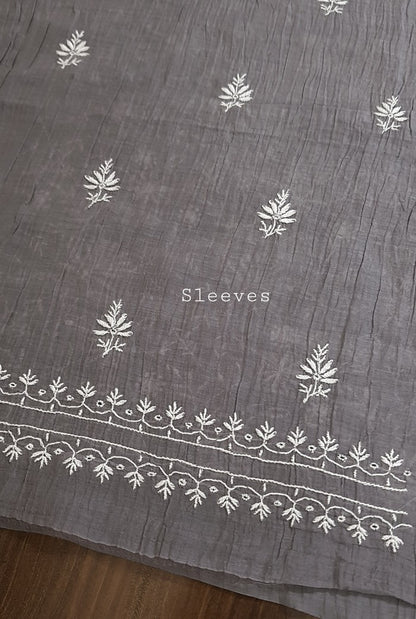 Chikankari Mul Chanderi Suit