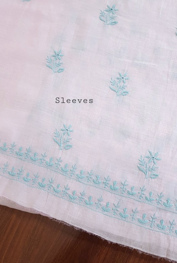 Chikankari Mul Chanderi Suit