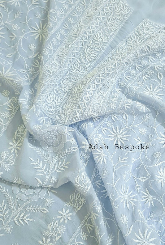 Chikankari Pure Georgette Suit ( Do Taar )