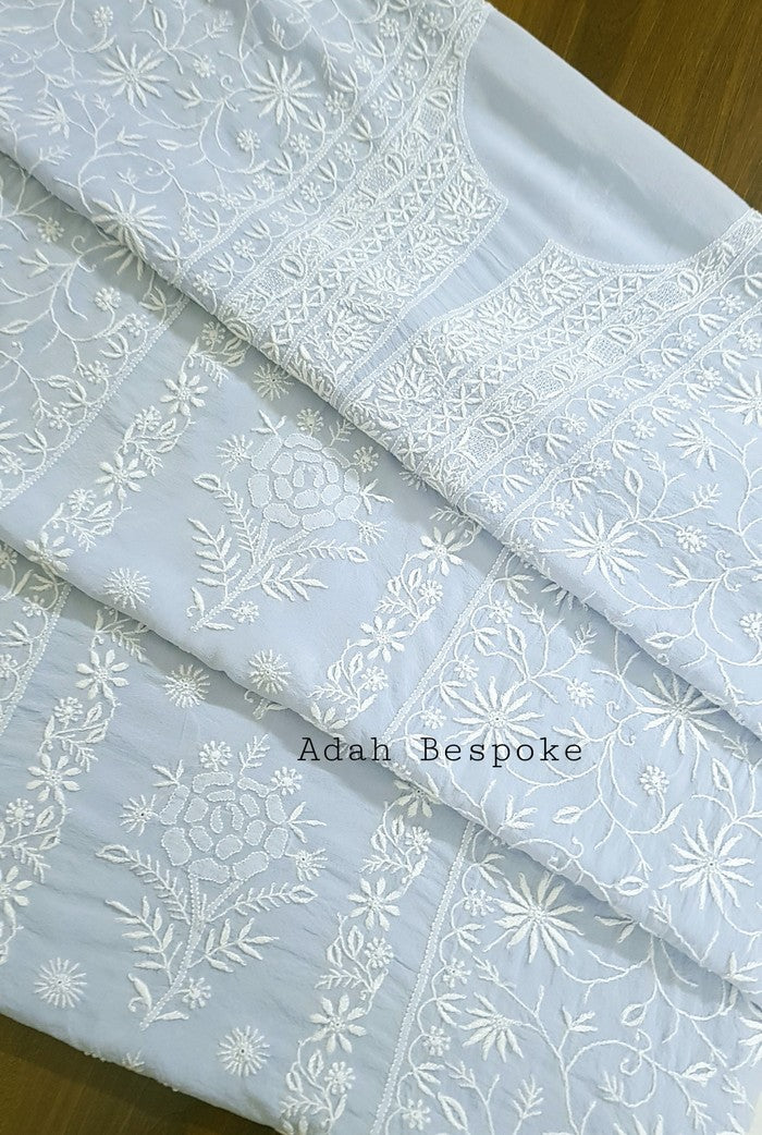 Chikankari Pure Georgette Suit ( Do Taar )