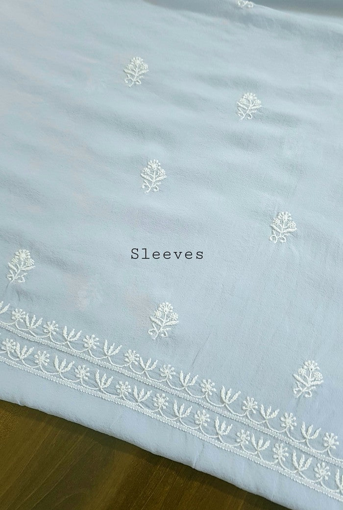 Chikankari Pure Georgette Suit ( Do Taar )