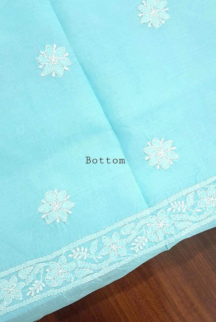 Chikankari Cotton Suit ( Cotton Dupatta ) - Adah Chikankari