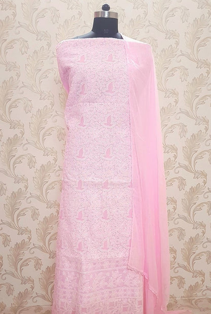 Chikankari Cotton Full Suit ( Jaali )