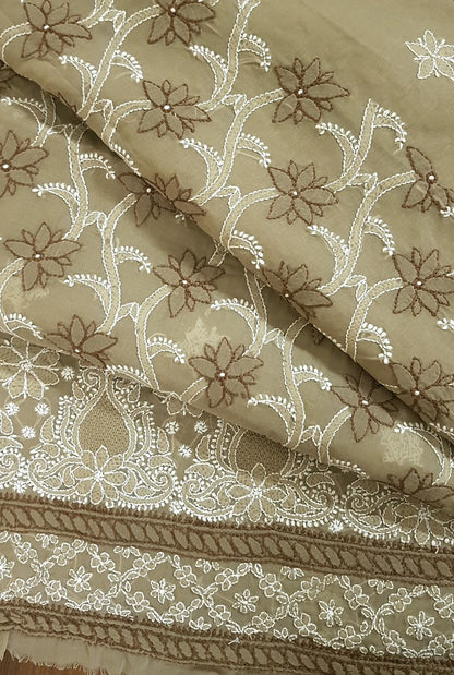 Chikankari Cotton Suit ( Multicolored )