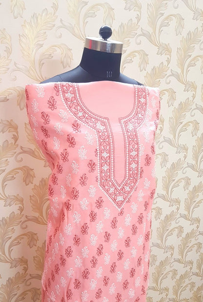 Chikankari Cotton Suit ( 3 Piece )