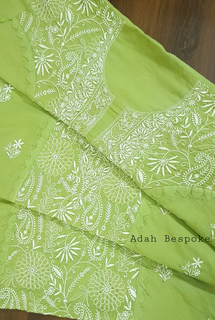 Chikankari Mulmul Set ( Do Taar )