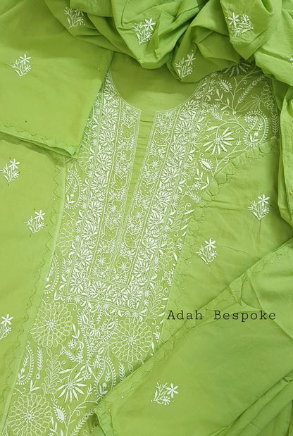 Chikankari Mulmul Set ( Do Taar )