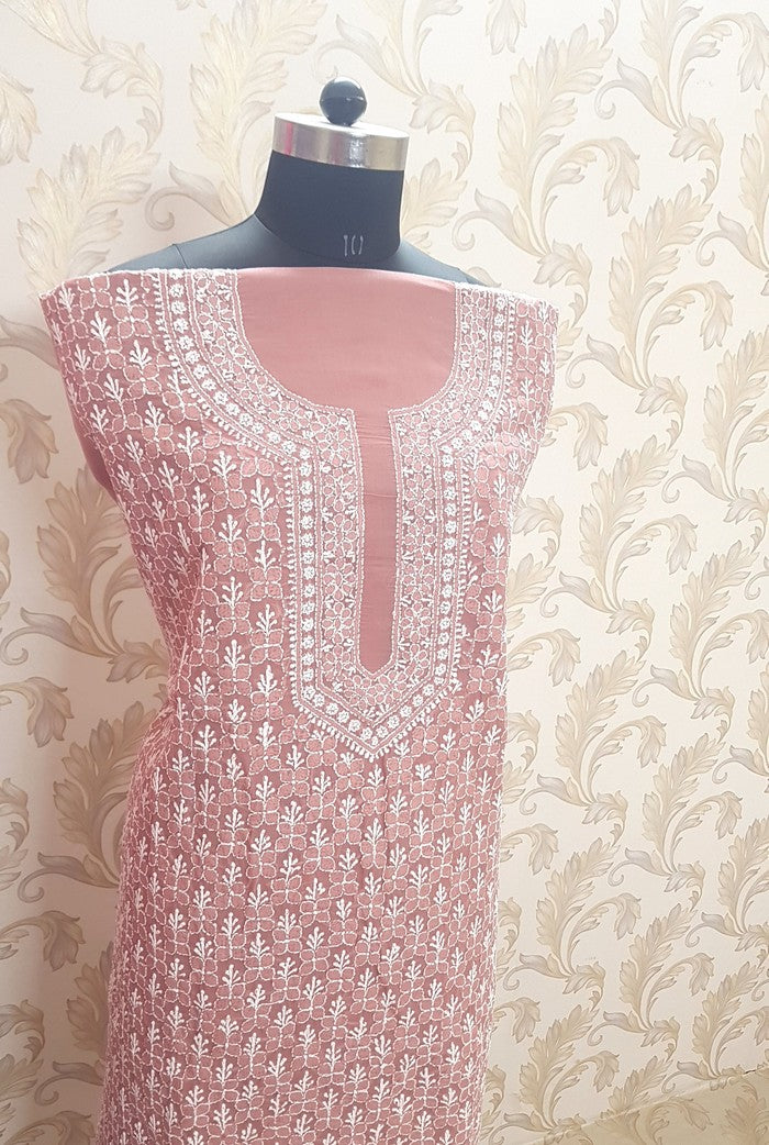 Chikankari Cotton Suit ( 3 Piece )