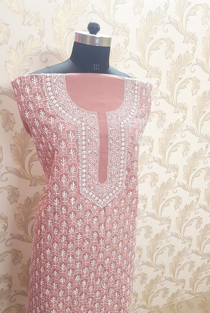 Chikankari Cotton Suit ( 3 Piece )