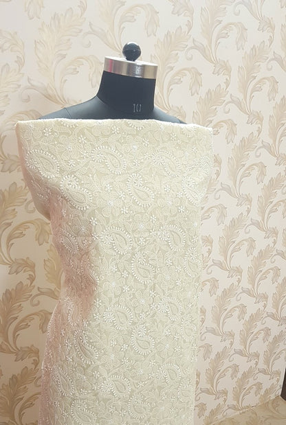 Chikankari Cotton Suit ( 3 Piece )