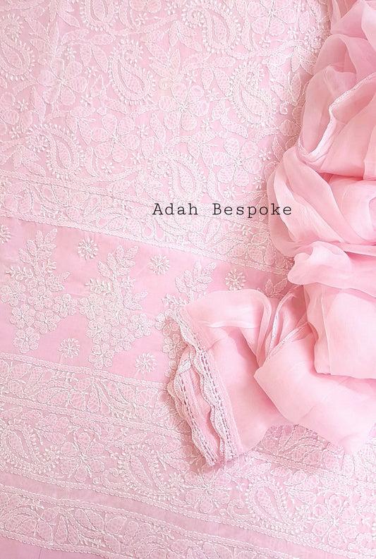 Chikankari Cotton Suit ( 3 Piece )