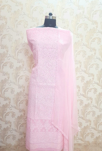 Chikankari Cotton Suit ( 3 Piece )
