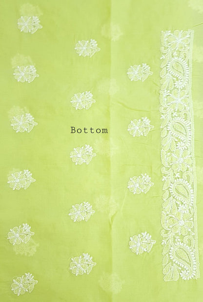 Chikankari Cotton Suit ( 3 Piece )