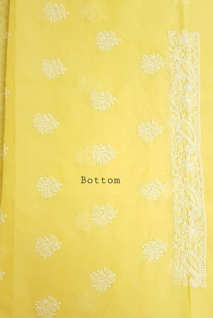 Chikankari Cotton Suit ( 3 Piece )