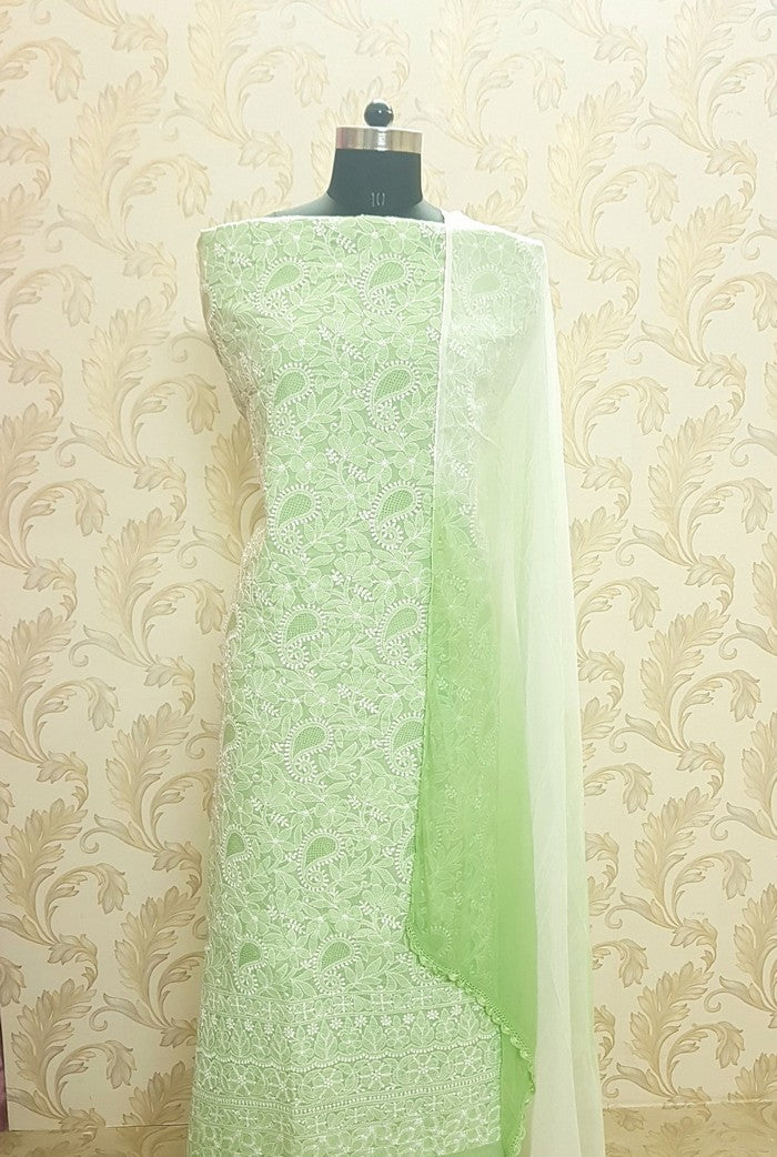 Chikankari Cotton Full Suit ( Jaali )