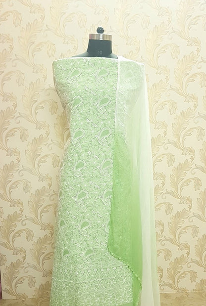 Chikankari Cotton Full Suit ( Jaali )