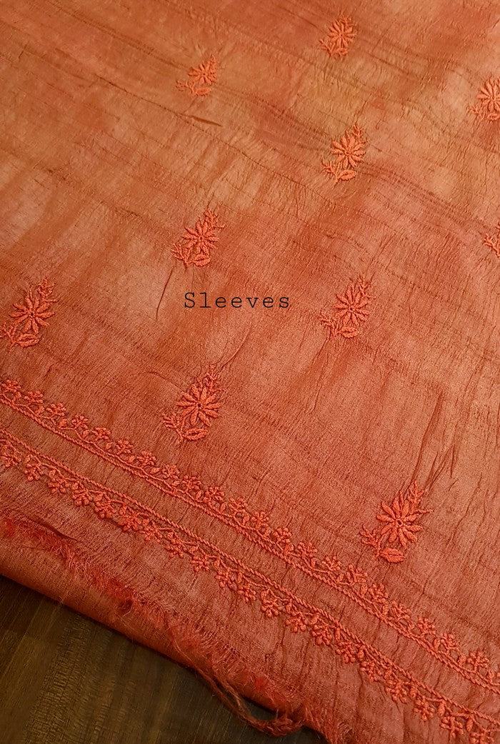 Chikankari Khadi Silk Set ( Do Taar )