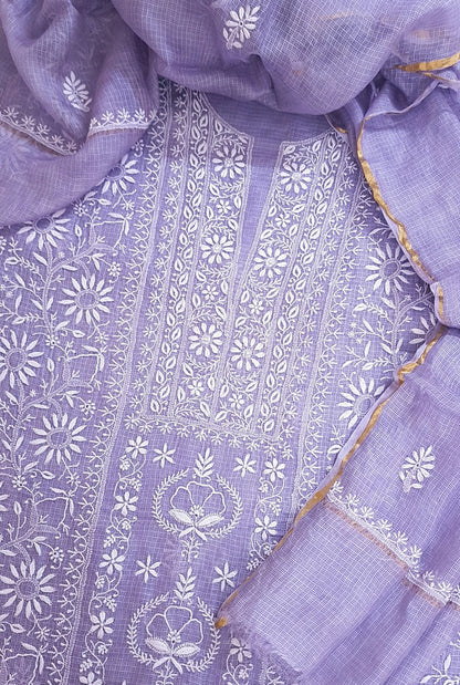 Chikankari Kota Suit ( Do Taar )