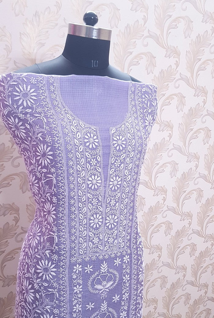 Chikankari Kota Suit ( Do Taar )