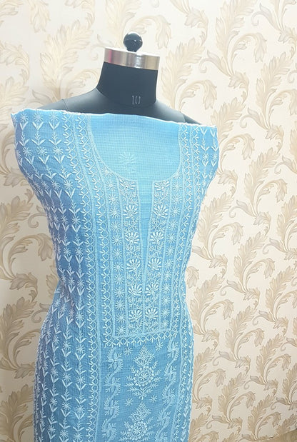 Chikankari Kota Suit ( Do Taar )