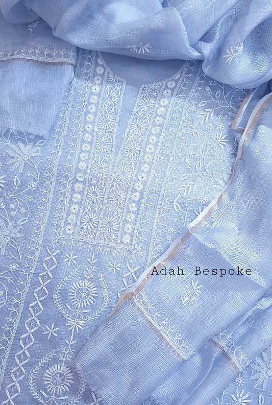 Chikankari Kota Suit ( Do Taar )
