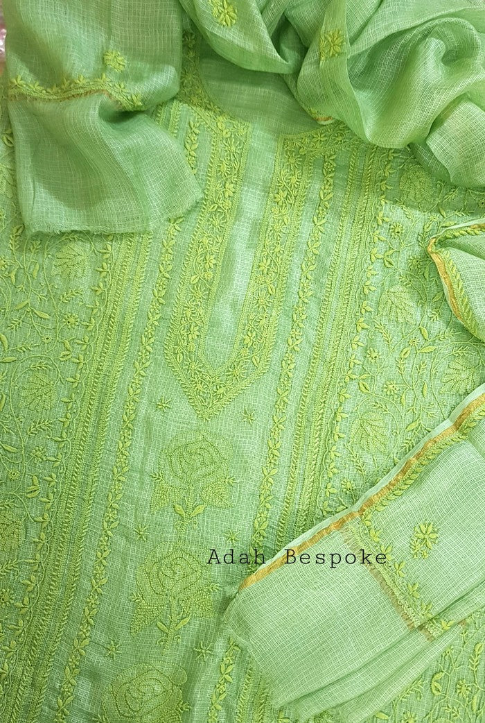 Chikankari Kota Suit ( Do Taar )