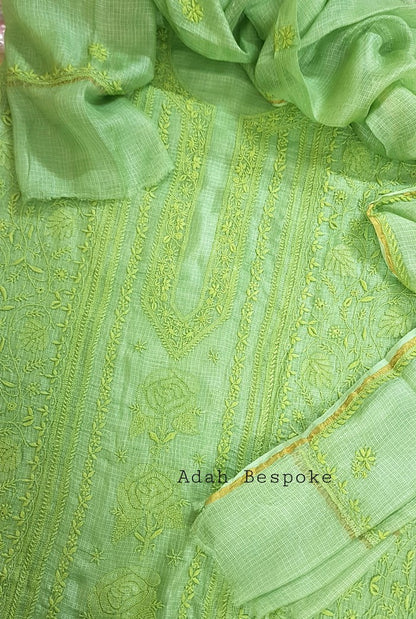 Chikankari Kota Suit ( Do Taar )