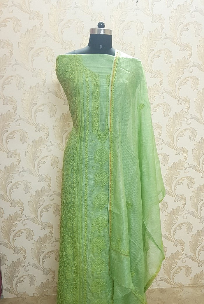 Chikankari Kota Suit ( Do Taar )