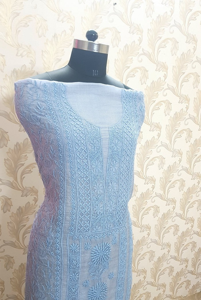 Chikankari Kota Suit ( Do Taar )