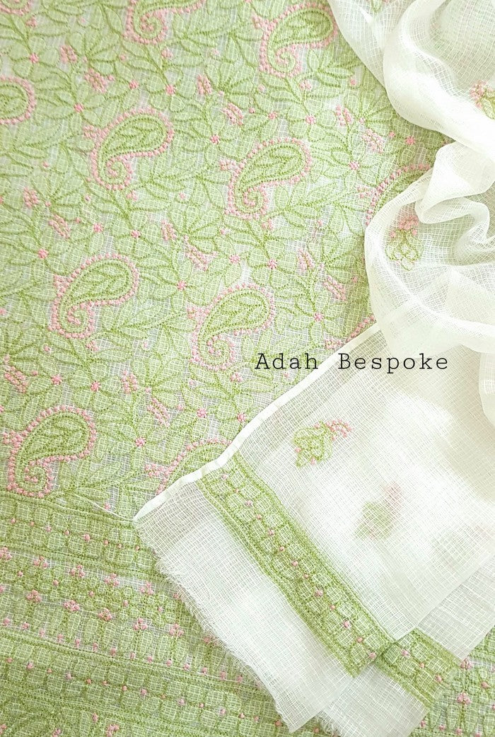 Chikankari Kota Cotton Suit ( 2 Piece )