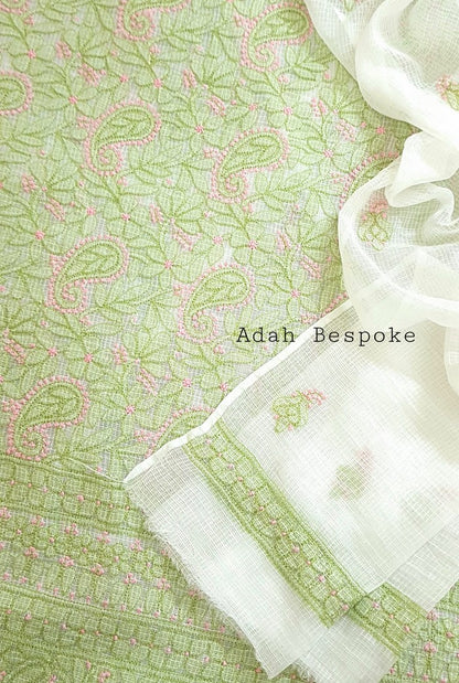Chikankari Kota Cotton Suit ( 2 Piece )