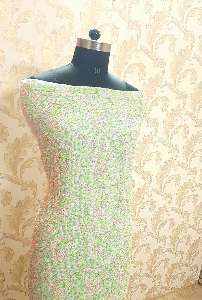 Chikankari Kota Cotton Suit ( 2 Piece )
