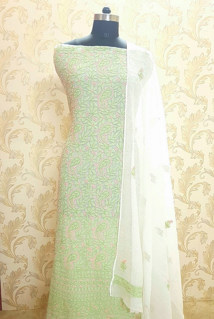 Chikankari Kota Cotton Suit ( 2 Piece )
