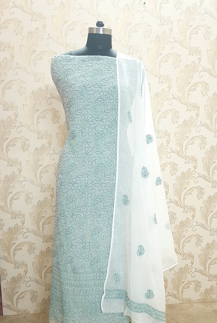 Chikankari Kota Cotton Suit ( 2 Piece )