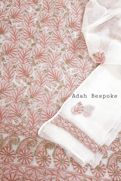 Chikankari Kota Cotton Suit ( 2 Piece )